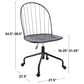 Lumisource Riley Office Chair in Black, , large