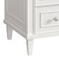 James Martin Vanities Lorelai 36" Single Vanity in Bright White with 3 cm Carrara White Marble Top, , large