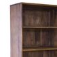 Home Trends & Design Santa Cruz 3-Shelf Bookcase in Walnut and Antique Gold, , large