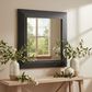 Zuo Modern Kare Wall Mirror in Black, , large