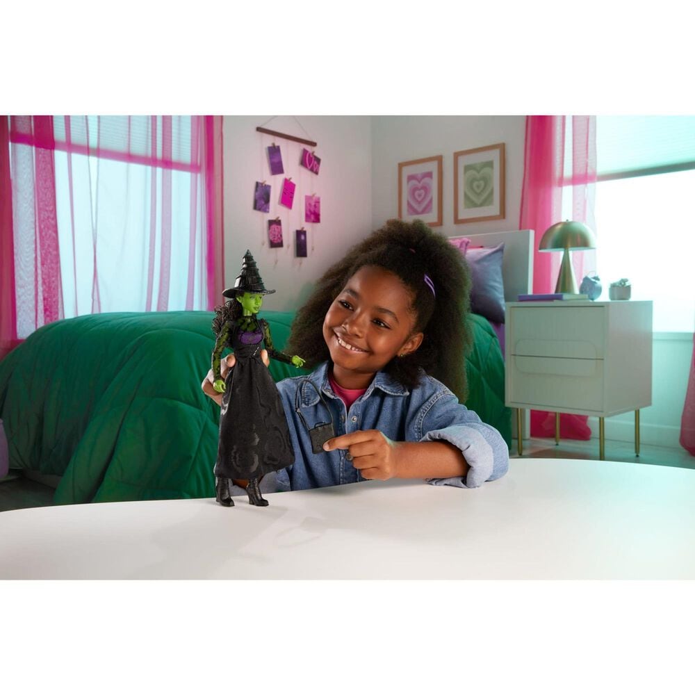 Barbie Elphaba Fashion Doll with Accessories in Green and Black, , large