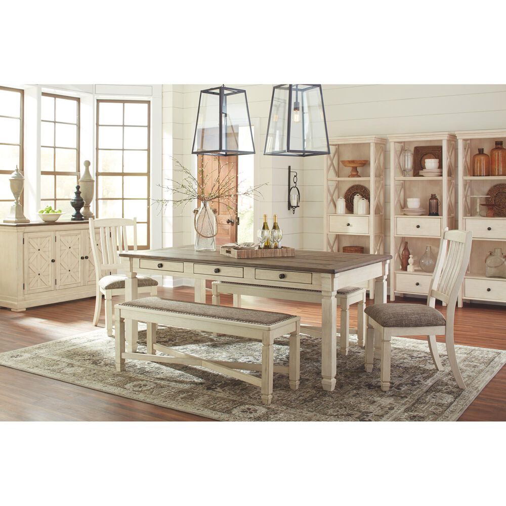 Signature Design by Ashley Bolanburg Side Chair in Antique White, , large