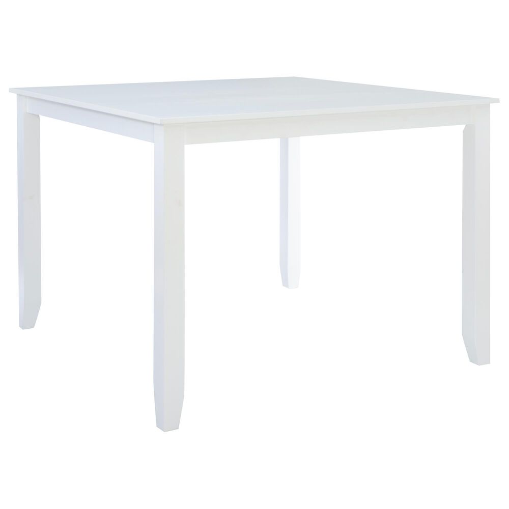Linon Home Decor Mayfair Counter Height Table in White - Table Only, , large