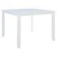 Linon Home Decor Mayfair Counter Height Table in White - Table Only, , large