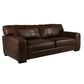 Softline 94" Leather Sofa in Madison Espresso, , large