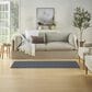 Nourison Twist Reversible 2" x 6" Navy Indoor/Outdoor Runner, , large