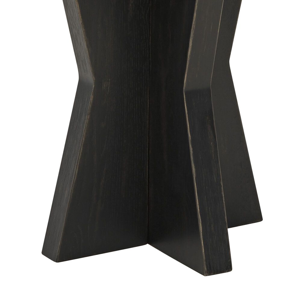 Ashley Galliden Round End Table in Aged Black, , large