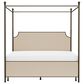 Richlands Furniture McArthur King Metal and Upholstered Canopy Bed in  Brown and Bronze, , large