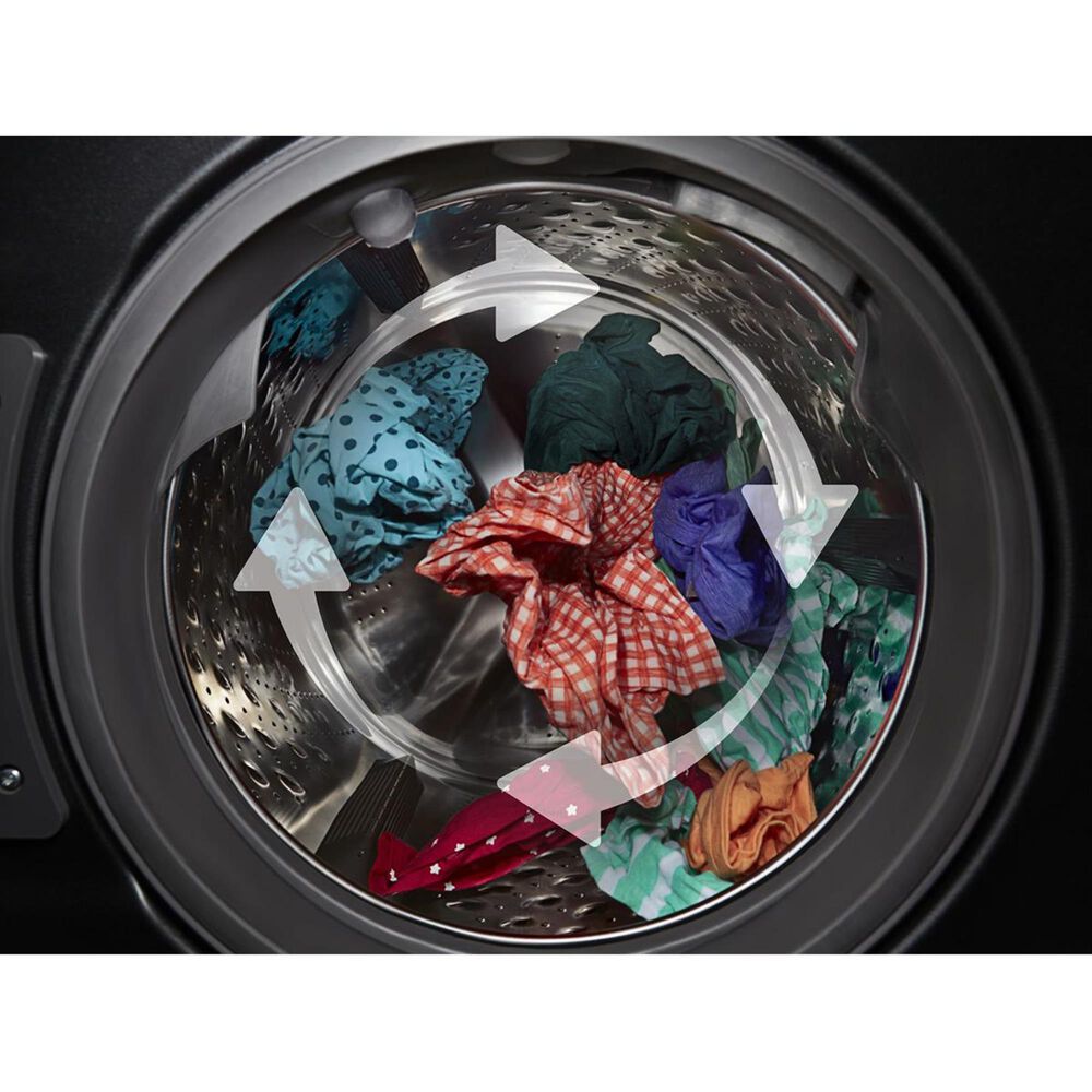 Whirlpool 5.0 Cu. Ft. Front Load Washer and 7.4 Cu. Ft. Gas Dryer Pair in Chrome Shadow, , large