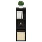 HOMLUX 3-Tier Bookcase Open Multipurpose Display Rack with Adjustable Shelves in Blackwood, , large