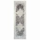 Surya Solar 3" x 9"10" Black, Charcoal, Saffron, White and Light Gray Runner, , large