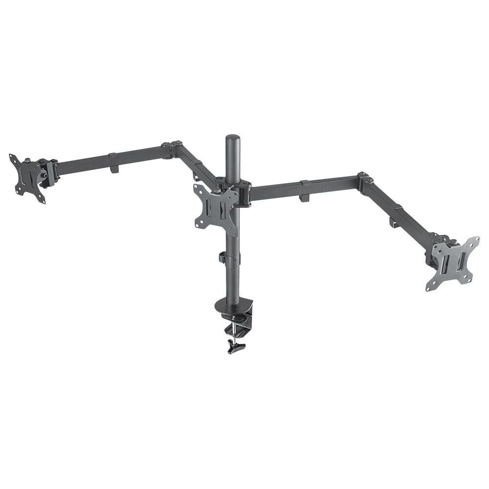 Manhattan LCD Triple Monitor Mount with Center Mount and Double-Link Swing Arms, , large