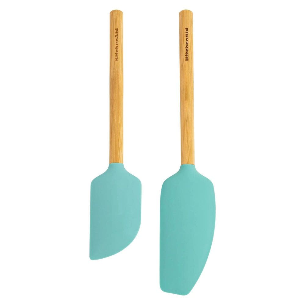 KitchenAid 2-Piece Spatula in Aqua Sky, , large