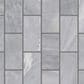 Shaw Eterna Como Bardiglio 2" x 4" on 12" x 12.5" Natural Stone Mosaic Sheet, , large