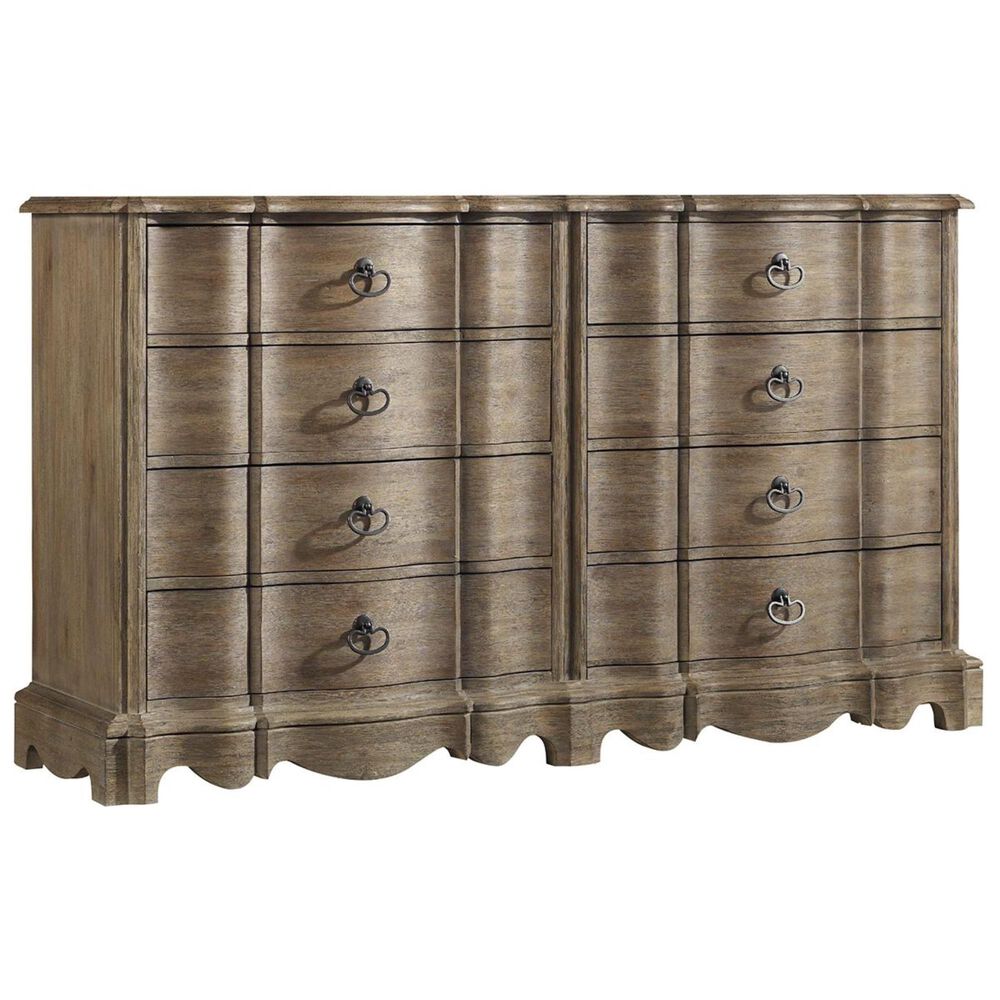 Hooker Furniture Corsica 8-Drawer Dresser in Light Natural, , large