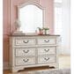 Ashley Realyn Youth Dresser in Chipped White, , large