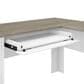 Bush Fairview 3-Piece Office Desk and File Cabinet Set in Shiplap Gray and Pure White, , large