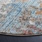Safavieh Jasmine 5"3" Round Beige and Light Blue Area Rug, , large