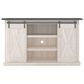Ashley Dorrinson 54" TV Stand in Antique White and Gray, , large