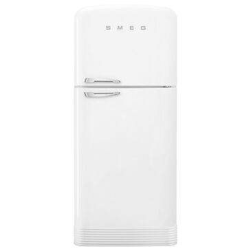SMEG 19.28 Cu. Ft. Retro Top Freeze Refrigerator with Right Hinge in White, , large