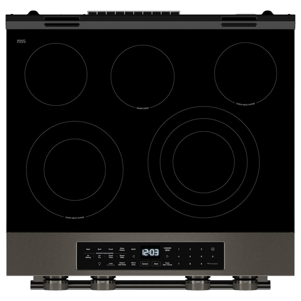 KitchenAid 5.3 Cu. Ft. Smart Slide-in Electric Range in Black Ore, , large