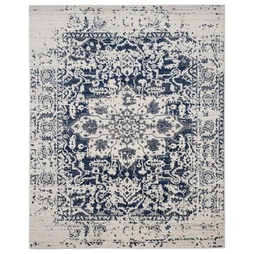 Safavieh Madison MAD603D 10" x 14" Cream and Navy Area Rug, , large