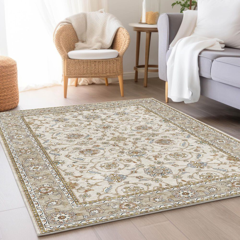 Dalyn Rug Company Hatay HY1 8&#39; x 10&#39; Ivory Area Rug, , large