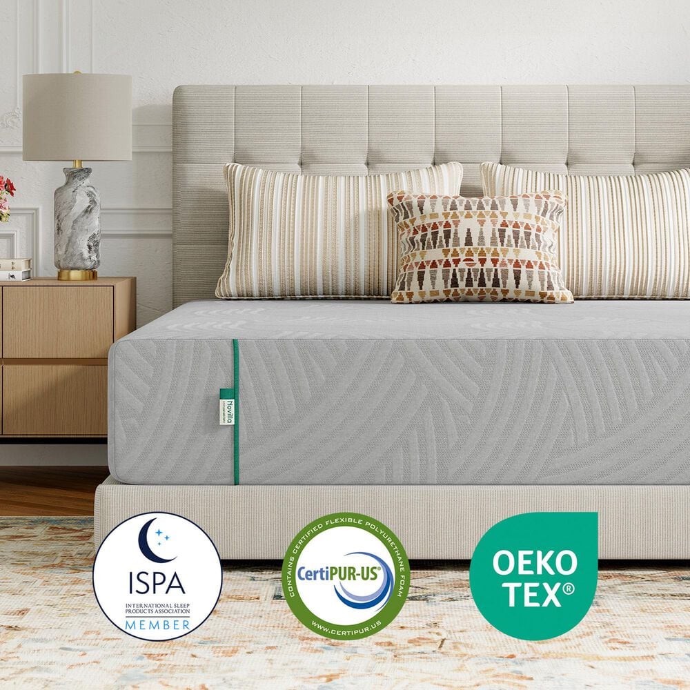 Novilla Atease 12" Medium Queen Mattress in a Box, , large