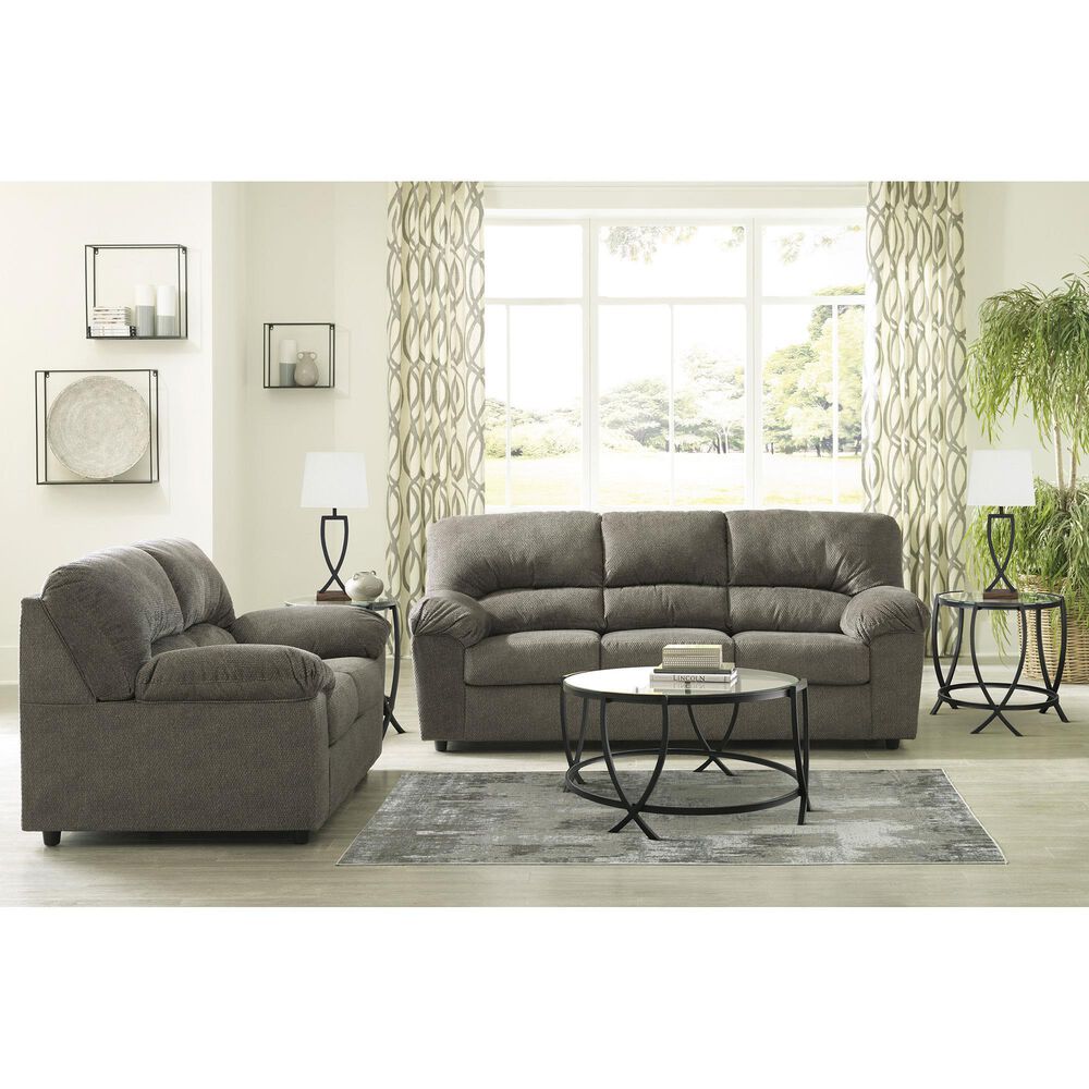 Ashley Norlou Stationary Sofa in Flannel, , large