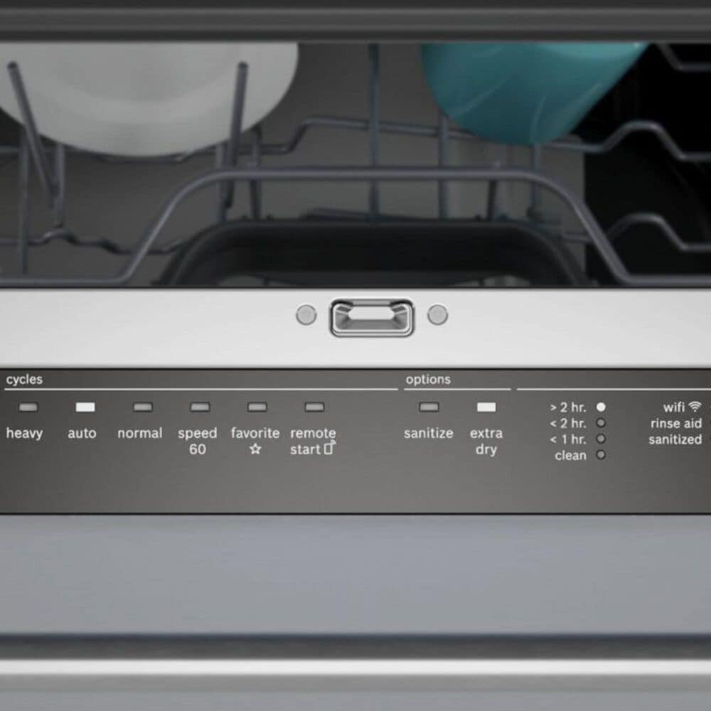 Bosch 300 Series 24&quot; Built-In Bar Handle Dishwasher with Anti-Fingerprint in Stainless Steel, , large