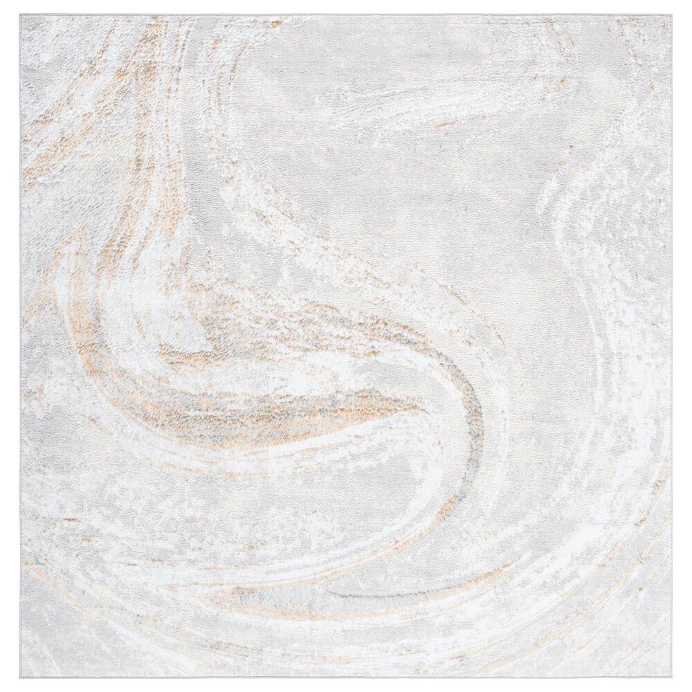 Safavieh Orchard ORC617 6"7" Square Grey and Gold Area Rug, , large