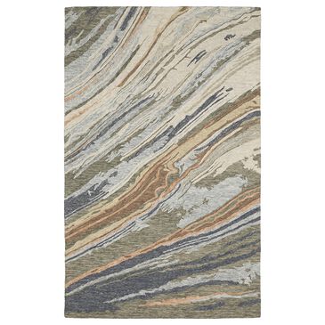 Oriental Weavers Kipton 8" x 10" Grey and Blue Area Rug, , large