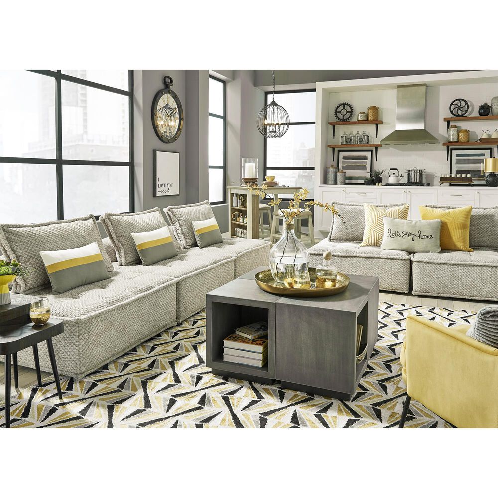 Ashley Bales 7-Piece Modular U-Shaped Sectional in Taupe, , large