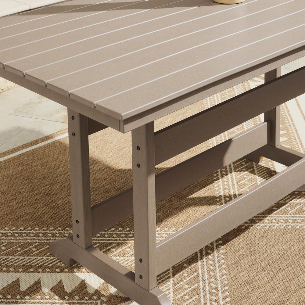 Ashley Seacliff Beach Counter Table in Medium Brown, , large
