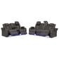 Ashley Fyne-Dyme 2-Piece Power Reclining Living Room Set in Shadow, , large