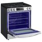 LG 5.8 Cu. Ft. Slide-in Gas Smart Range in Stainless Steel, , large