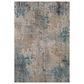 Karastan Tryst Marseille RG073-103 3" x 8" Blue Runner, , large