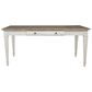 Ashley Skempton Dining Table in White and Light Brown - Table Only, , large