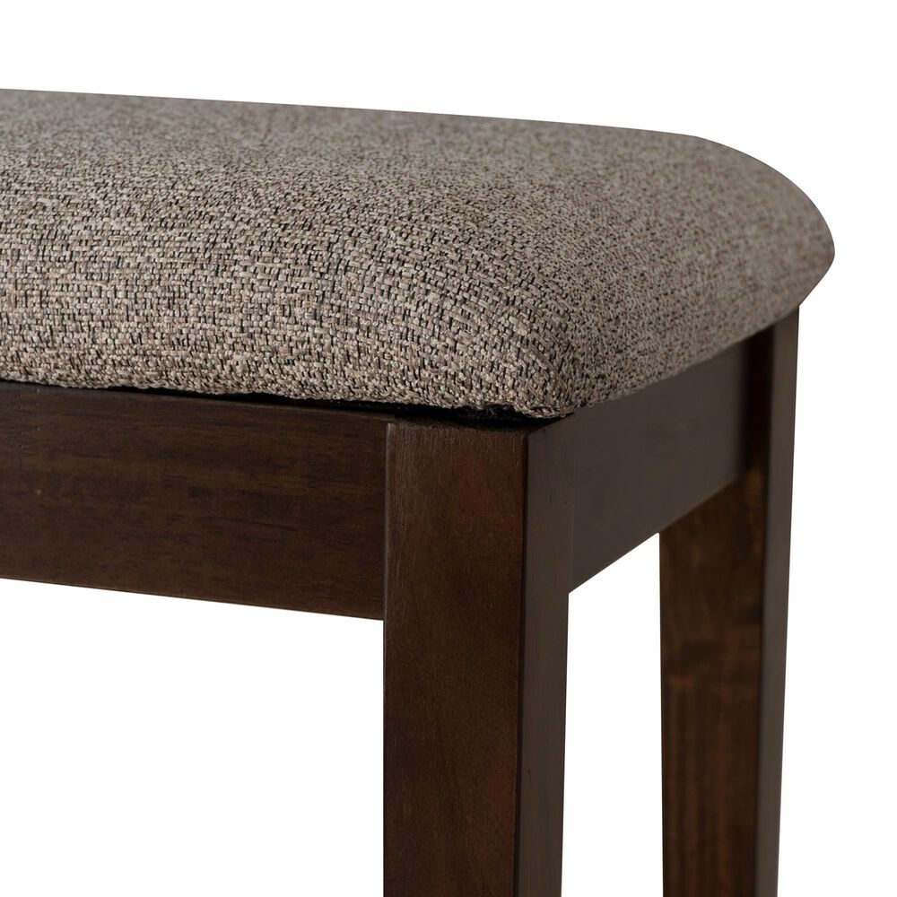 Linon Home Decor Drury Bench in Warm Brown, , large
