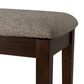Linon Home Decor Drury Bench in Warm Brown, , large