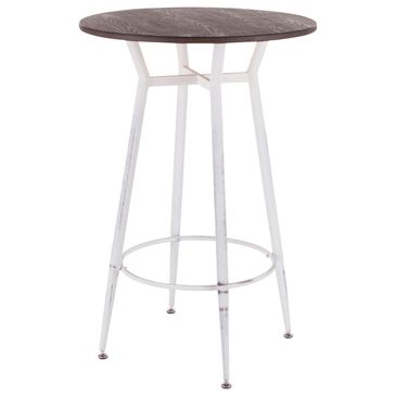 Lumisource Clara Bar Table in Espresso and White, , large
