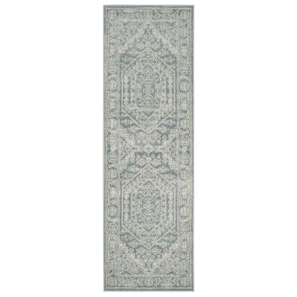 Safavieh Adirondack ADR108T-28 2&#39;6&quot; x 8&#39; Slate/Ivory Runner, , large