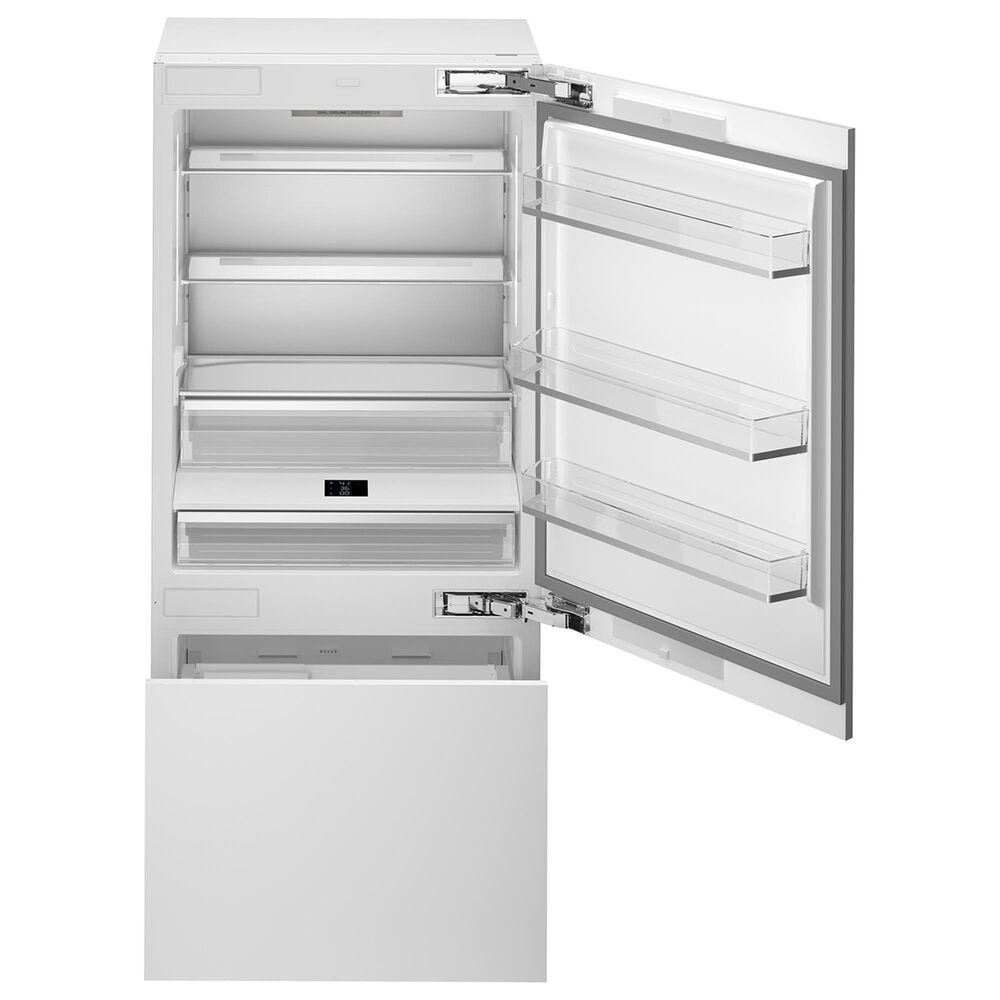 SMEG 19.8 Cu. Ft. Bottom Freezer Refrigerator in Panel Ready, , large
