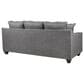J Cooper USA Galaxy Stationary Sofa in Cinder, , large