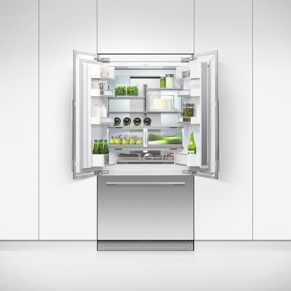 Fisher &amp; Paykel 36&quot; Integrated French Door Panel I&amp;W with 72&quot; High in Stainless Steel, , large