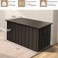 Hearth and Haven 190-Gallon Outdoor Storage Deck Box with Hydraulic Piston in Dark Brown, , large