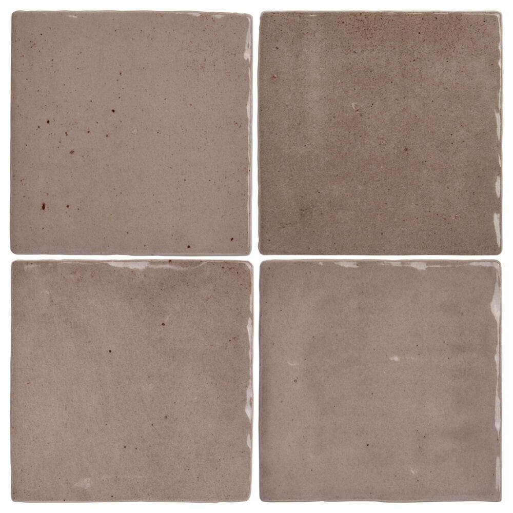 Soho Studio Serena Taupe 4&quot; x 4&quot; Ceramic Tile, , large