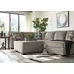 Ashley Ballinasloe Oversized Accent Ottoman in Platinum, , large