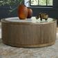 Ashley Camdill Cocktail Table in Light Brown and White, , large