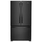 Whirlpool 25.2 Cu. Ft. French Door Refrigerator with Water Dispenser in Black, , large